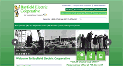 Desktop Screenshot of bayfieldelectric.com